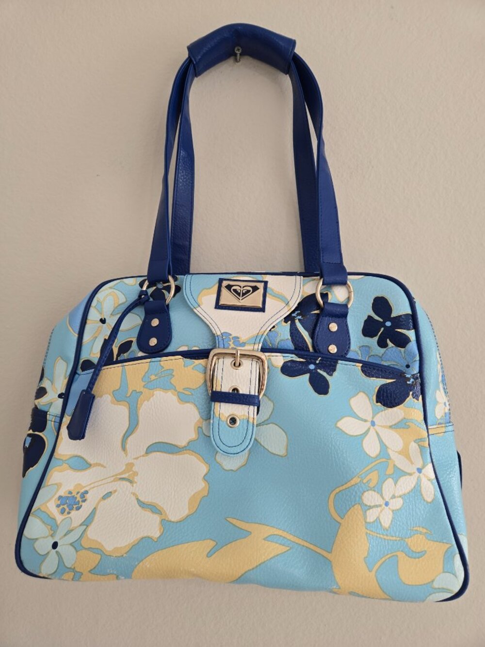 Roxy Vintage Y2K Roxy (Quiksilver)Tropical Hibiscus Bowling/Travel Carry-on Tote